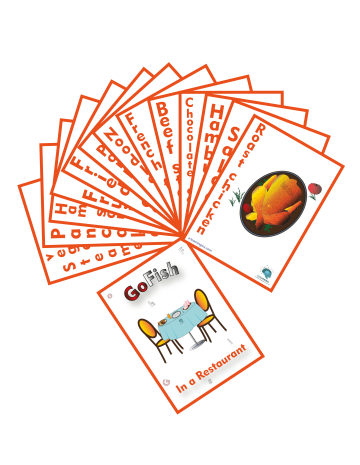 Juego 'Go Fish In a Restaurant' para practicar inglés
